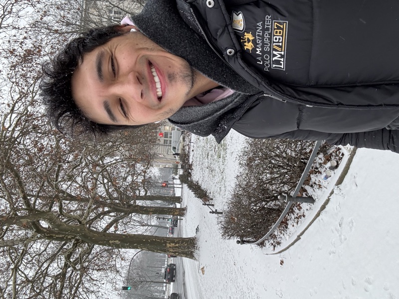 Julian in Berlin winter