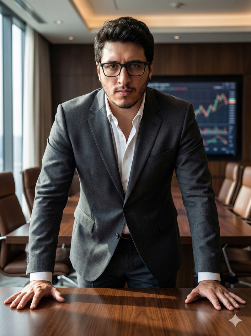 Julian in boardroom