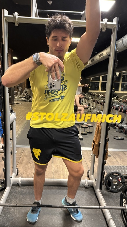 At the gym