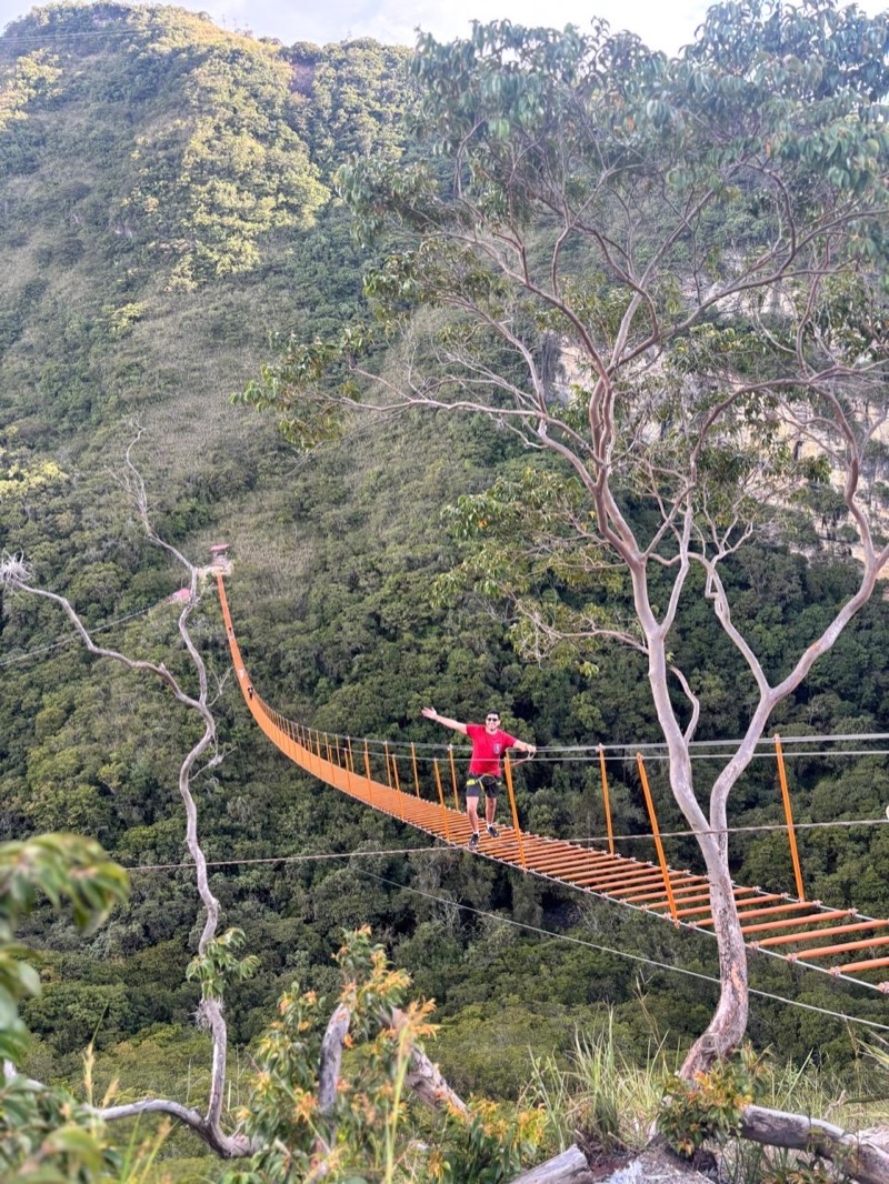 Suspension bridge Colombia